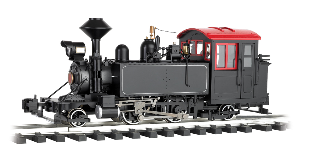 Unlettered - Black w/Red Windows -2-4-2 Locomotives (G Scale)