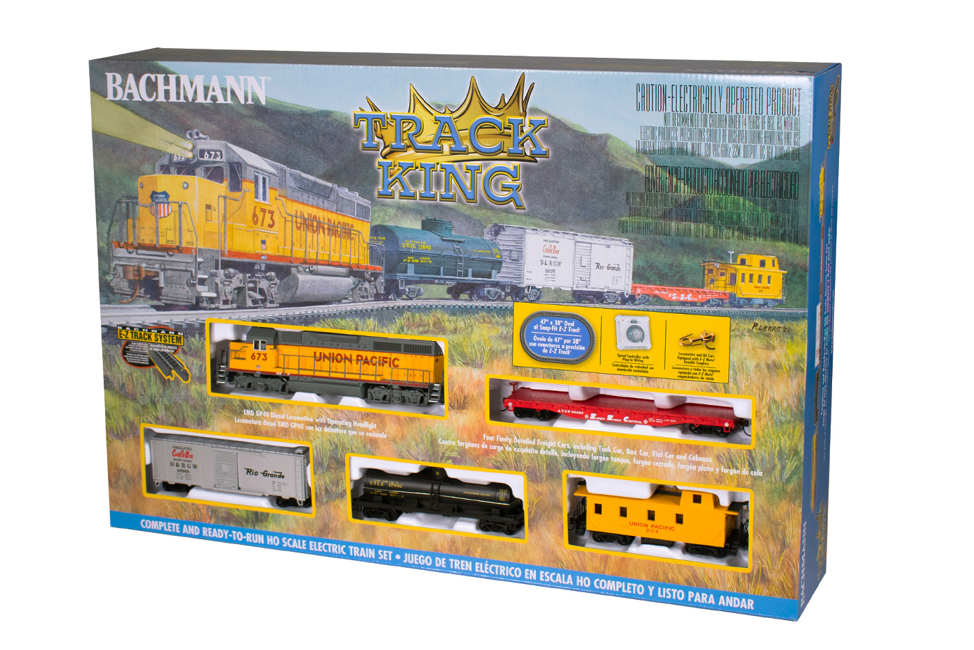 Track King HO Scale Train Set