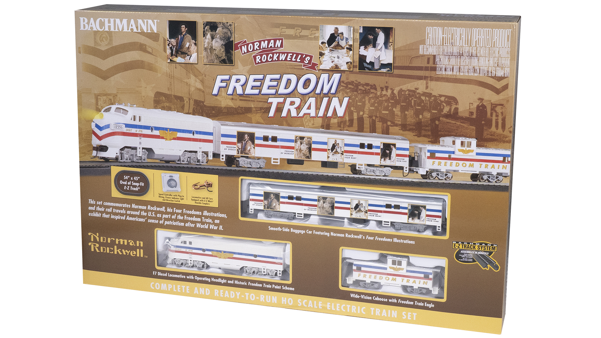 Norman Rockwell Freedom Train HO Scale