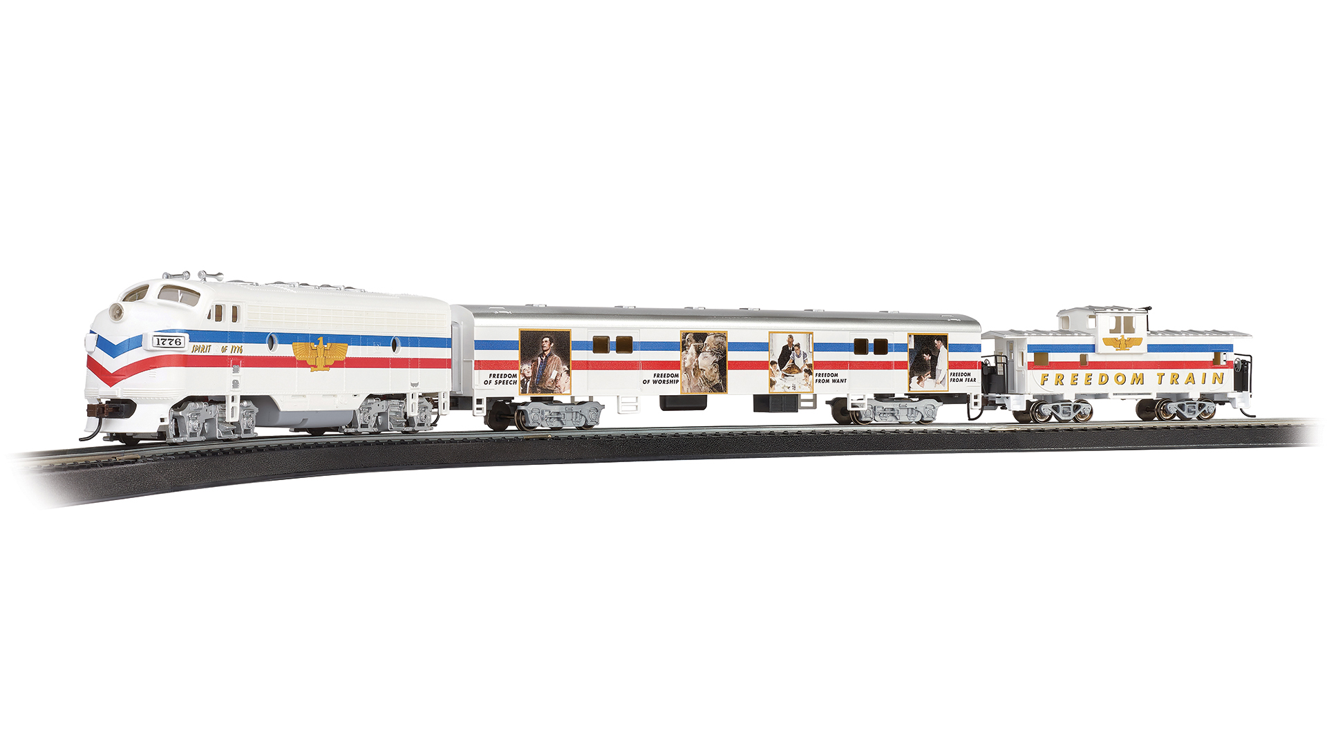 Norman Rockwell Freedom Train HO Scale