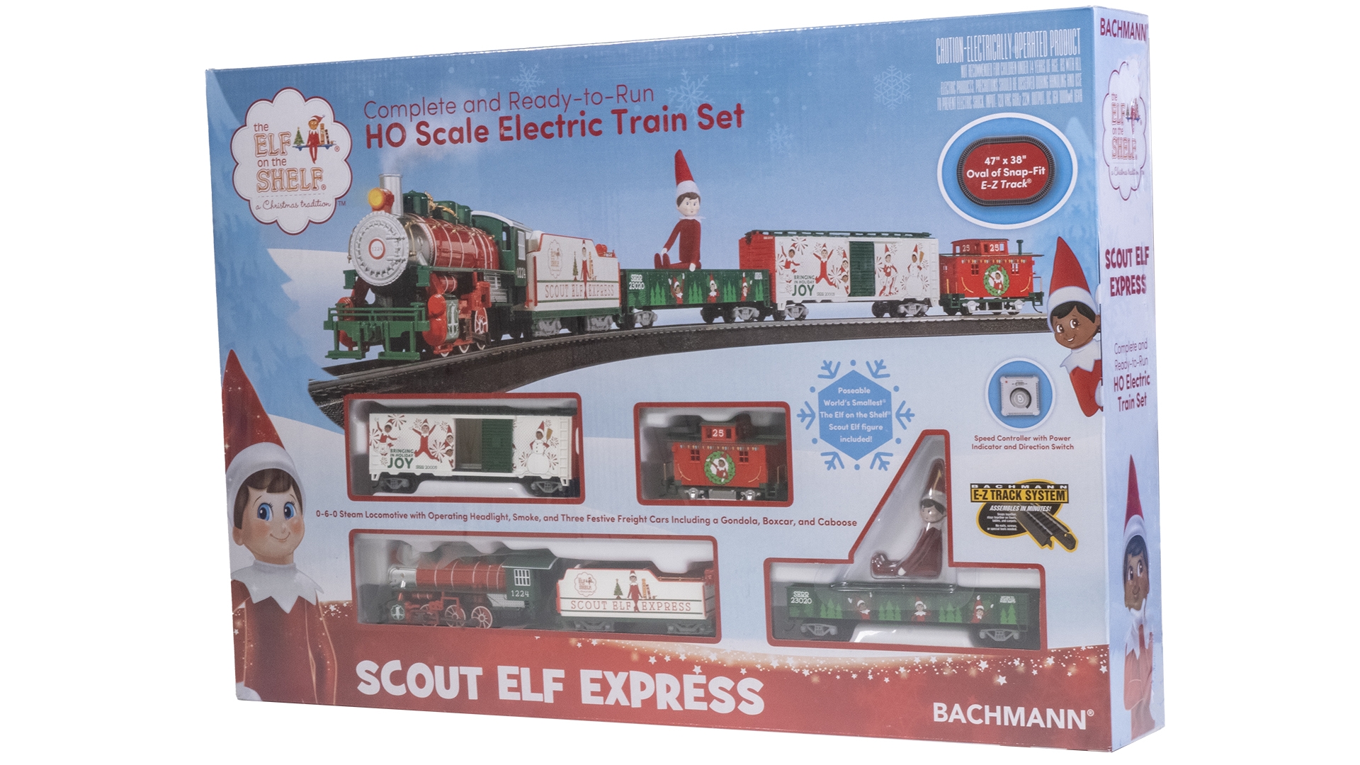 Scout Elf Express HO Scale Train Set