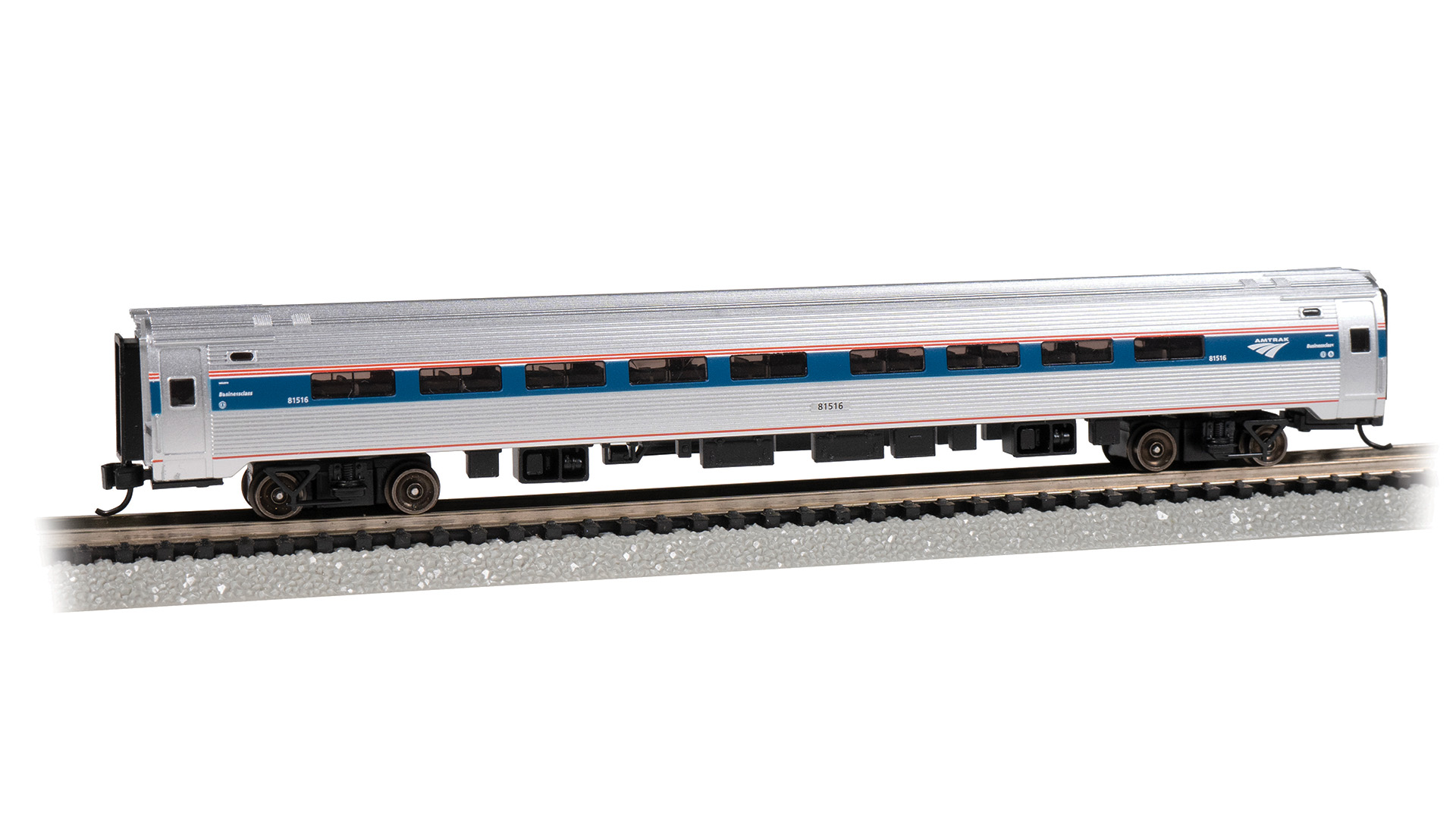 Budd Amfleet® I #81516 - Business Class Car (Phase VI) (N Scale) - Click Image to Close