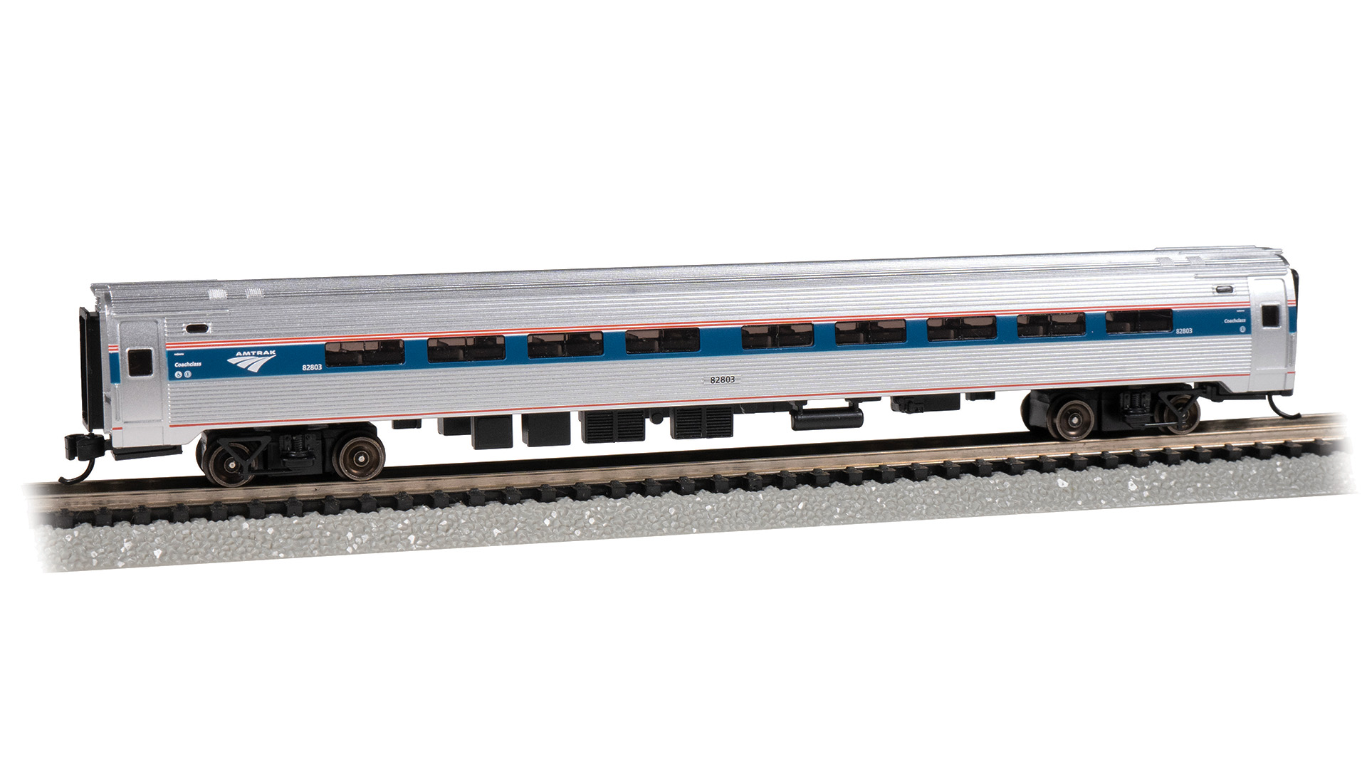 Budd Amfleet® I #82803 - Coach Class Car (Phase VI) (N Scale) - Click Image to Close