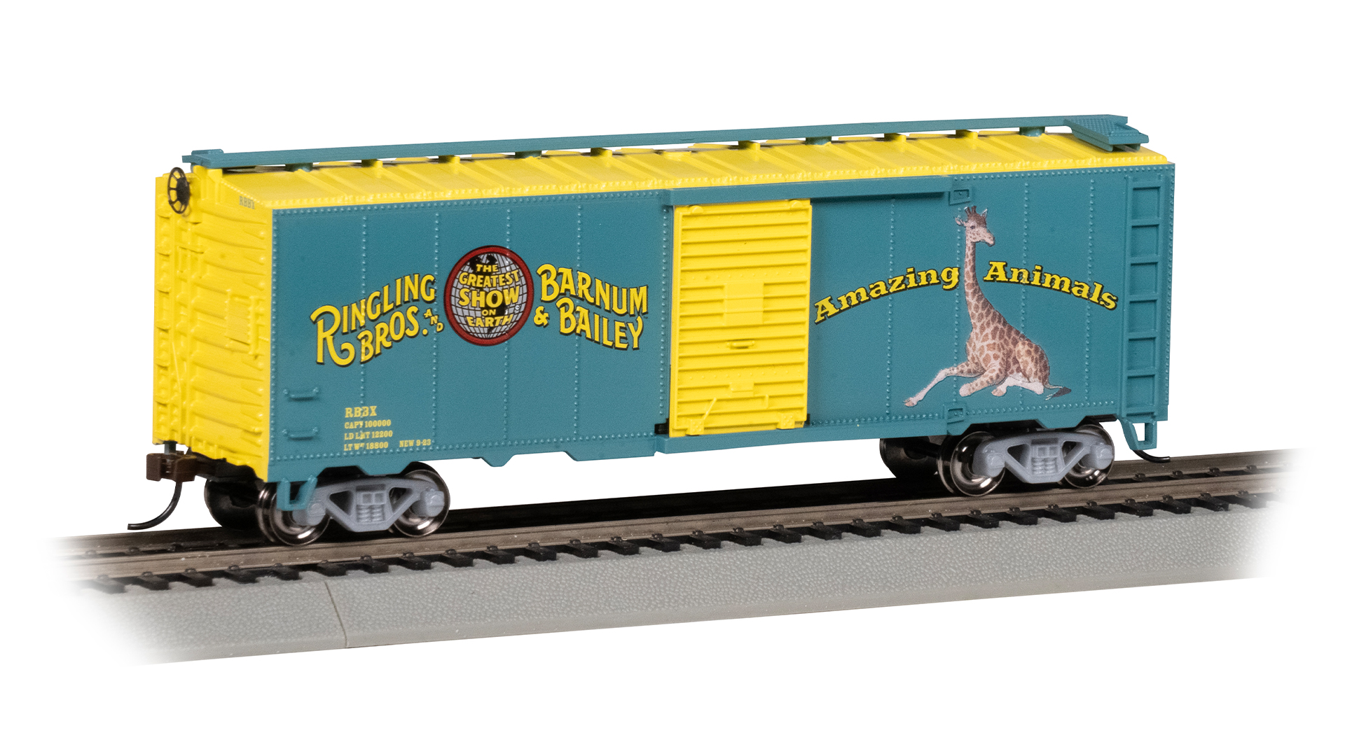 RINGLING BROS. AND BARNUM & BAILEY™ - GIRAFFE BOXCAR (HO SCALE)