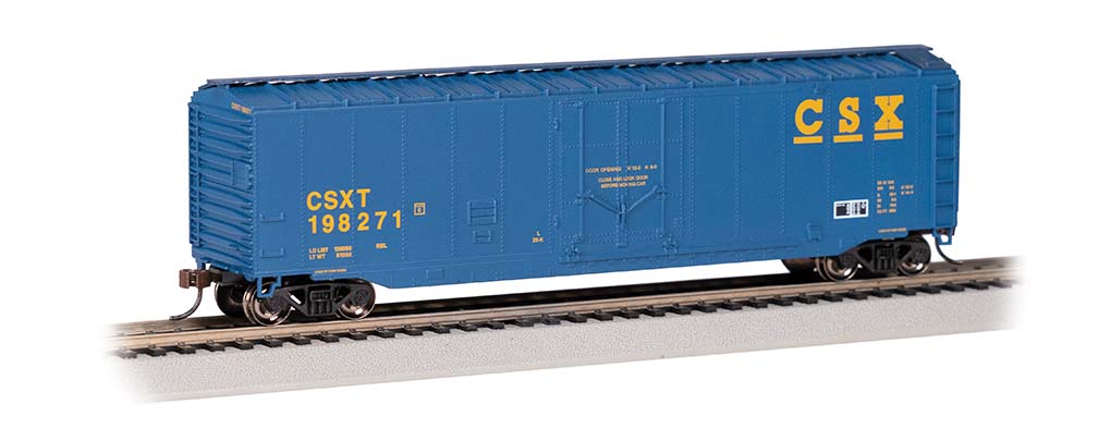 CSX # 198271 - 50' Plug Door Box Car (HO Scale)