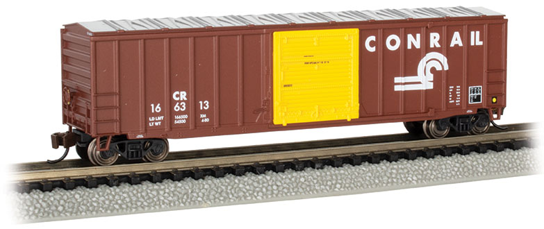 Conrail- ACF 50.5' Outside Braced Box Car (N Scale) - Click Image to Close