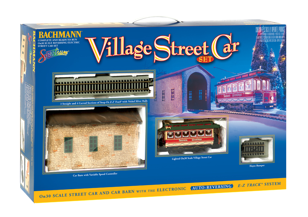 Christmas Streetcar Set- On30 Scale