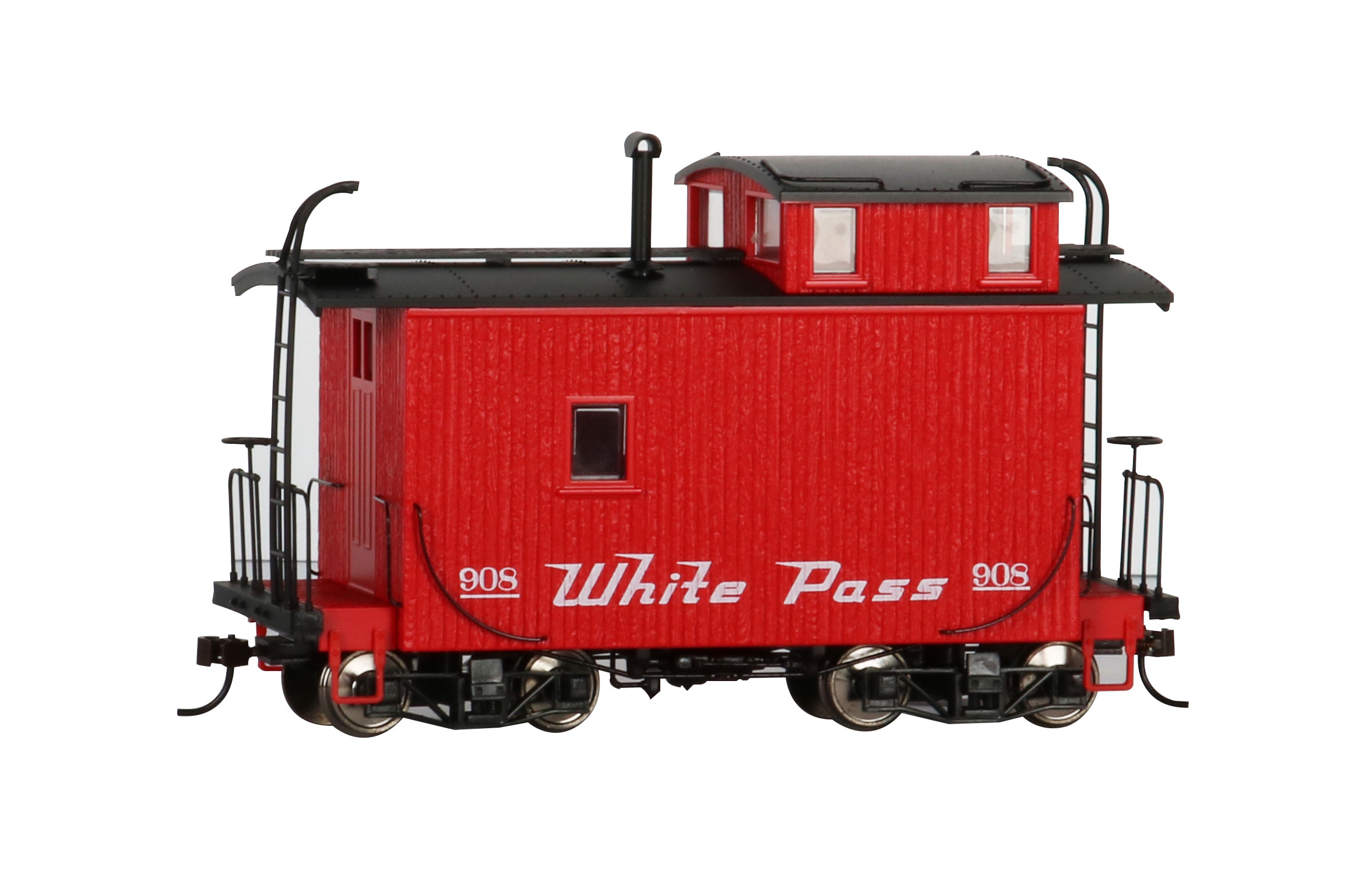 18 ft. Off-Set Cupola Caboose - White Pass & Yukon (On30)