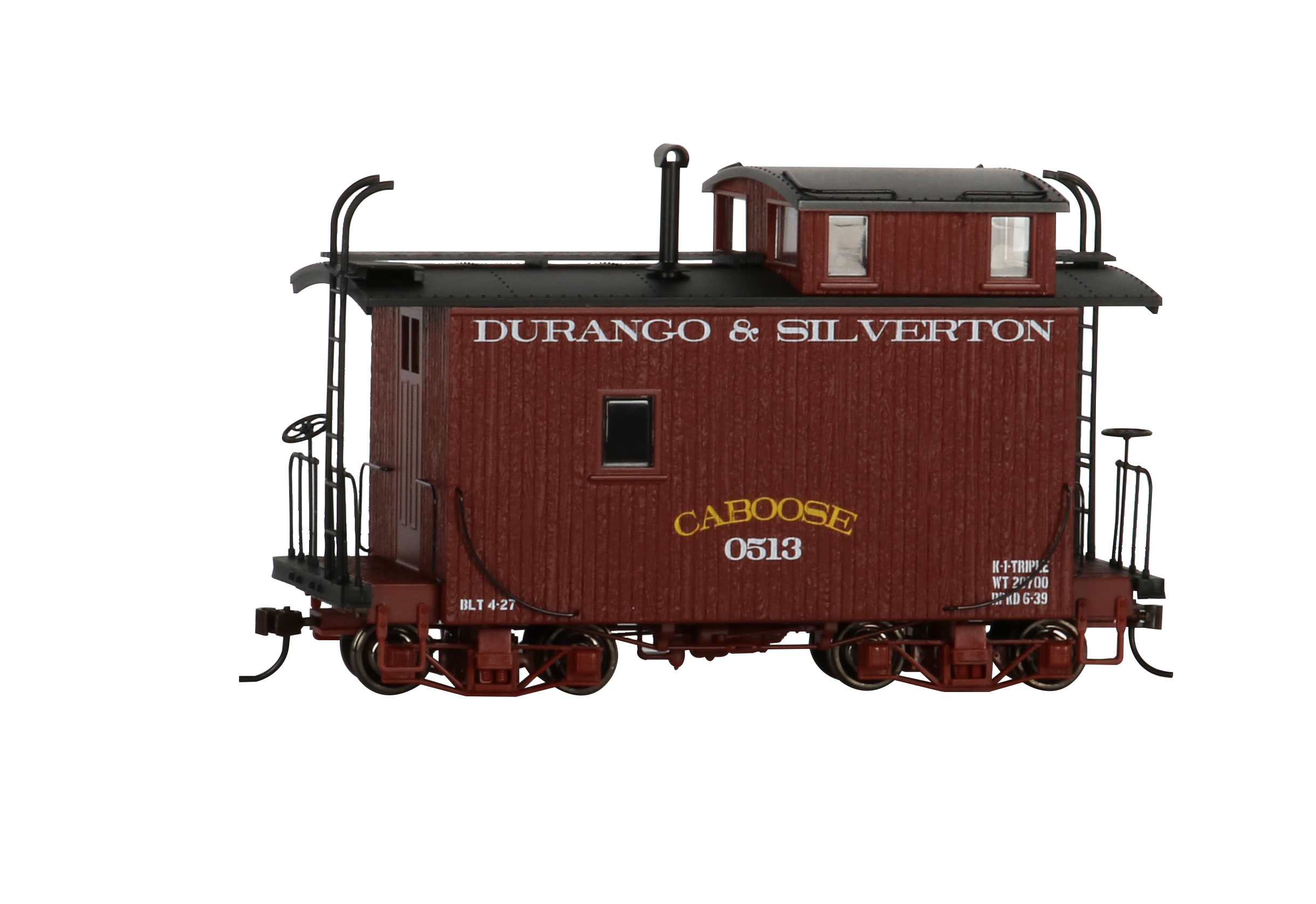 18 ft. Off-Set Cupola Caboose - Durango & Silverton (On30)
