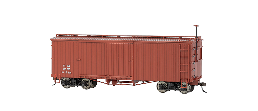 Oxide Red Data Only - Box Car (On30) - Click Image to Close