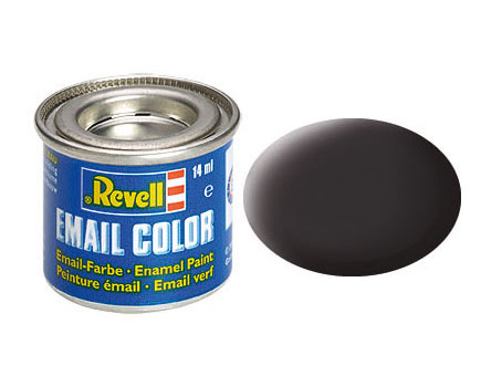 06 Tar Black, Matt, Email Color, 14ml, RAL 9021
