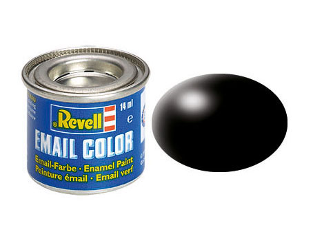 302 Black, Silk, Email Color, 14ml, RAL 9005 - Click Image to Close