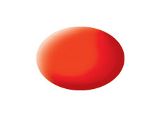 25 Luminous Orange, Matt, Aqua Color, 18ml