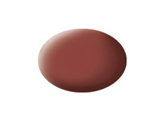 37 Reddish Brown, Matt, Aqua Color, 18ml - Click Image to Close