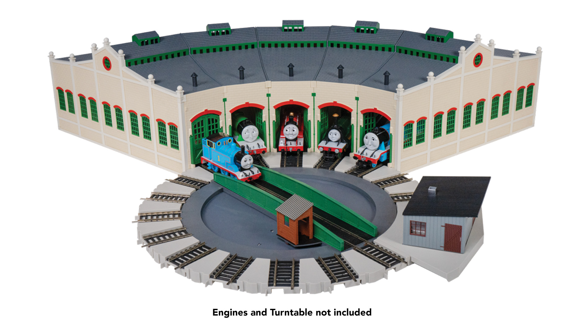 Tidmouth Sheds With Steel Alloy E-Z Track (HO Scale)