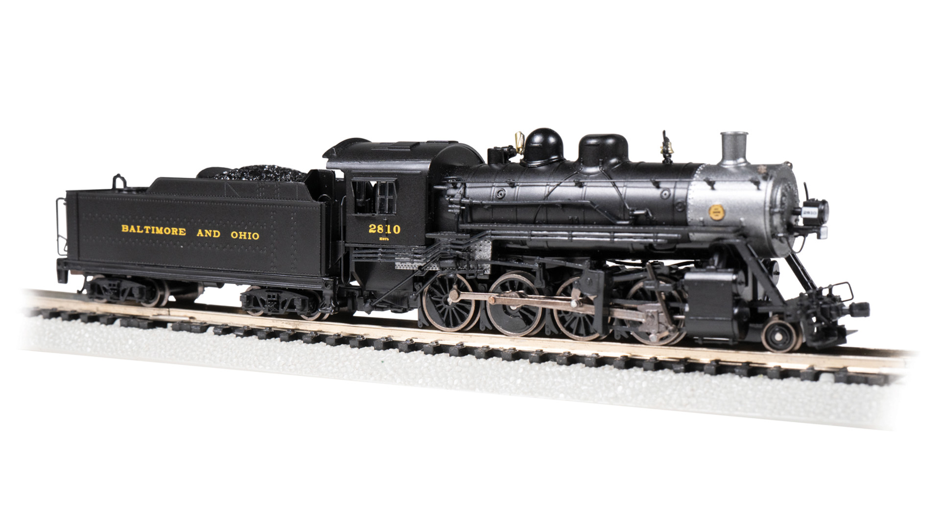 Baldwin 2-8-0 Consolidation - Baltimore & Ohio® #2810 (N Scale) - Click Image to Close