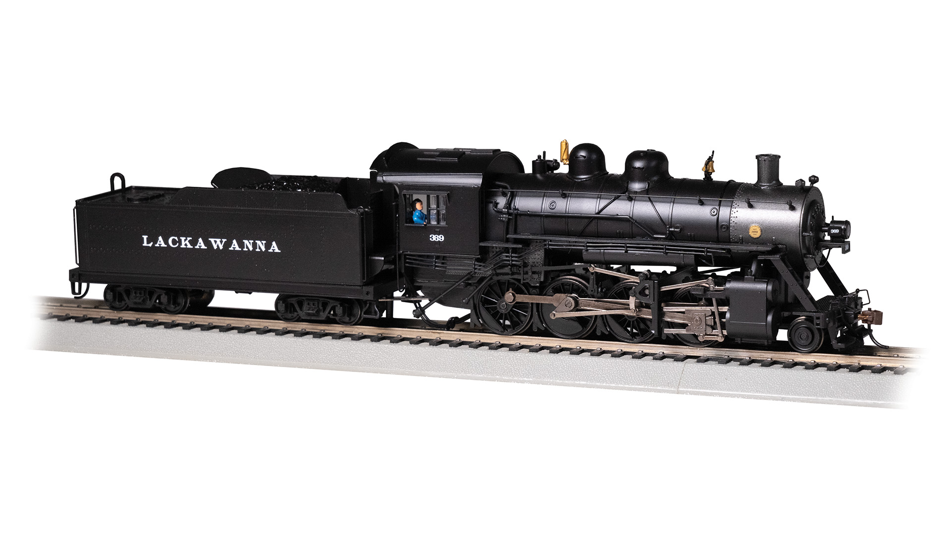 Baldwin 2-8-0 - Lackawanna #369 (HO Scale) - Click Image to Close