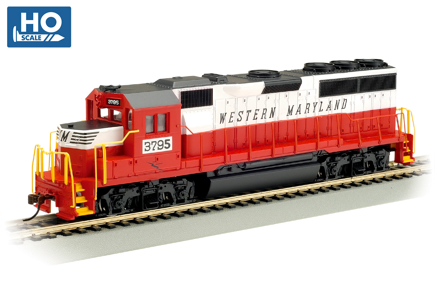 EMD GP40 - Western Maryland® #3795 (HO Scale)