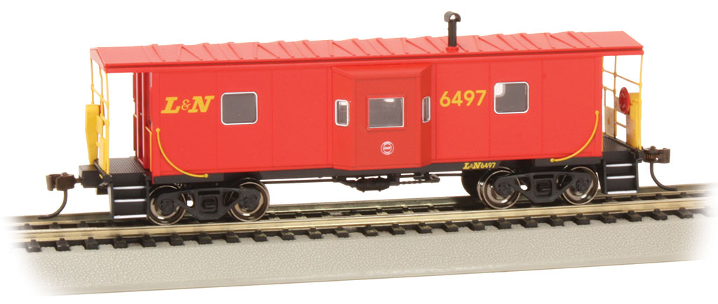 L&N® #6497 - Bay-window Caboose (HO Scale) - Click Image to Close