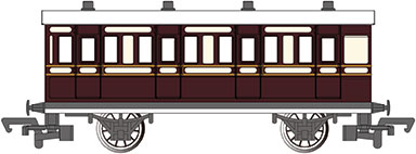 Toby's Museum Brake Coach (HO Scale) - Click Image to Close