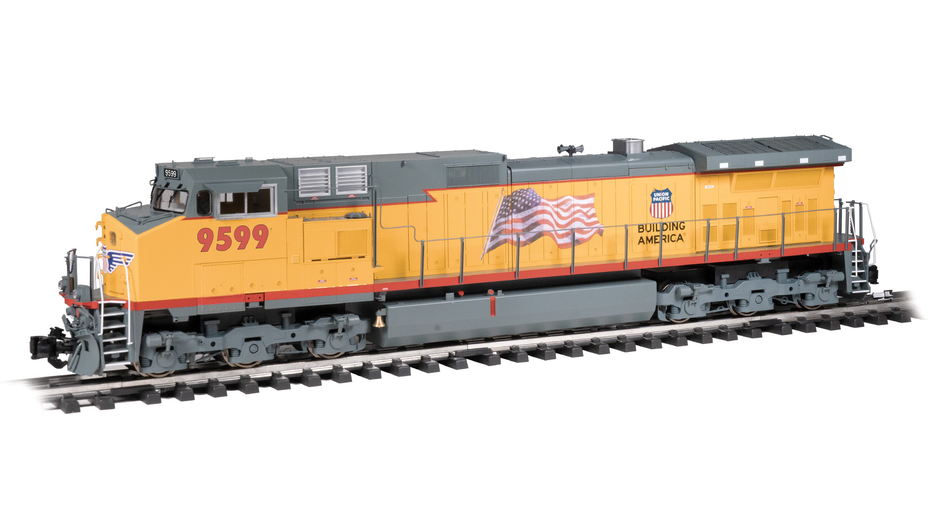 GE DASH 9 - UNION PACIFIC® #9599 (LARGE SCALE) - Click Image to Close