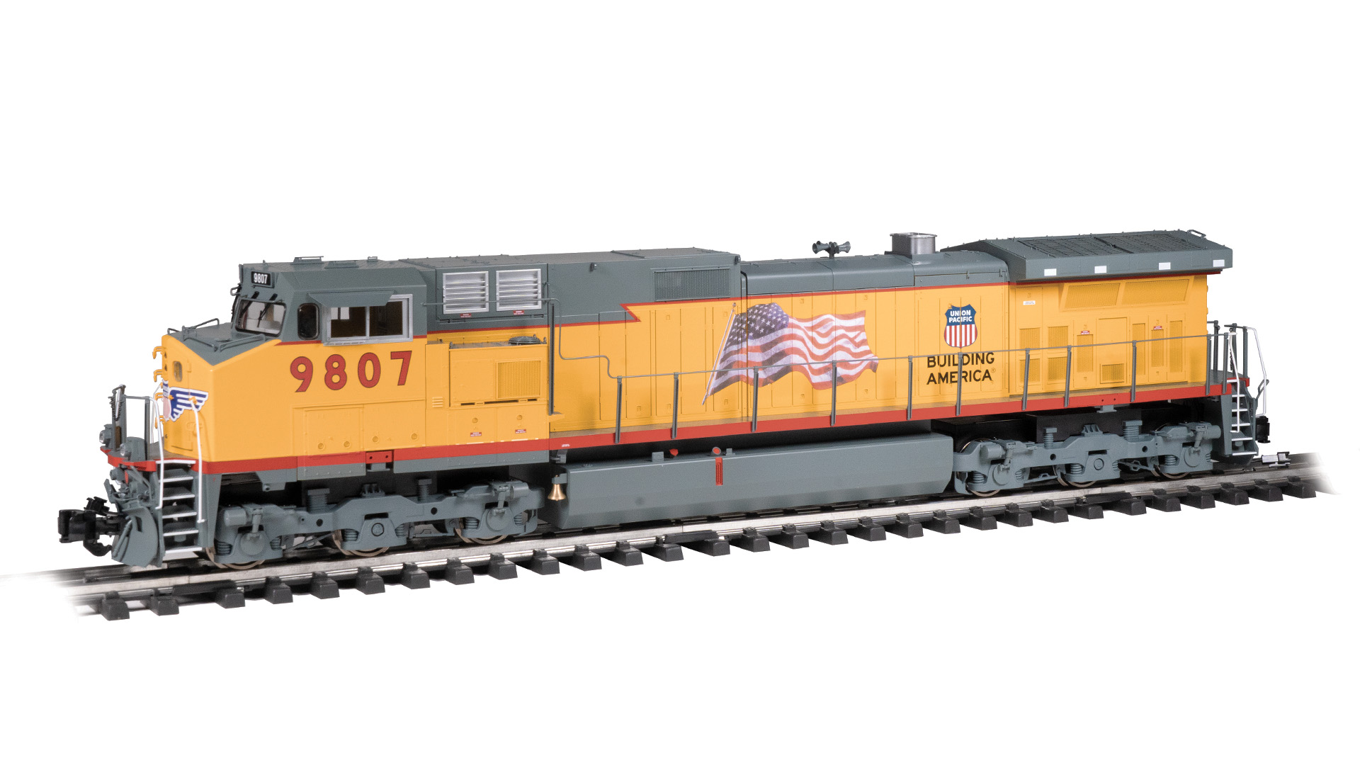 GE DASH 9 - UNION PACIFIC® #9807 - Click Image to Close