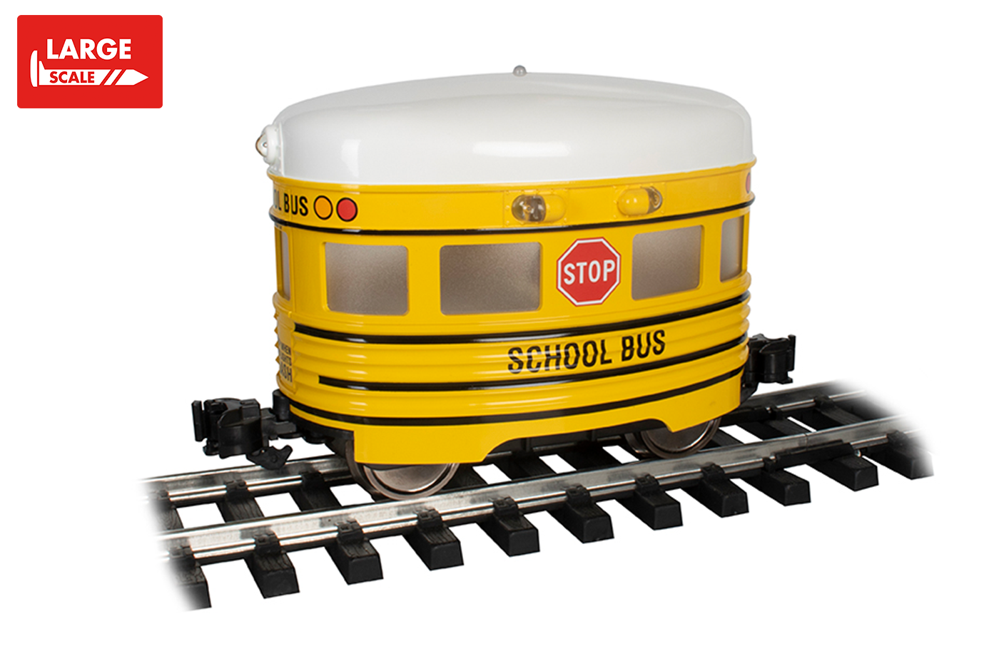 Eggliner - School Bus (With Flashing Roof Light) (Large Scale)