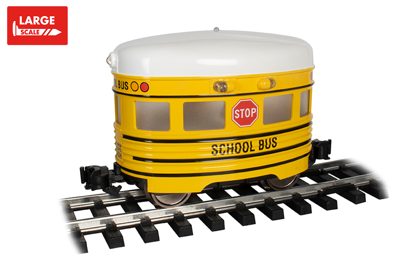 Eggliner - School Bus (With Flashing Roof Light) (Large Scale) - Click Image to Close