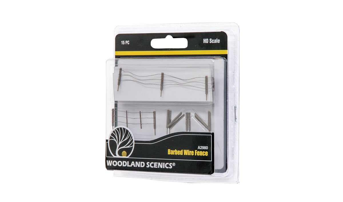 Barbed Wire Fence - HO Scale - Click Image to Close