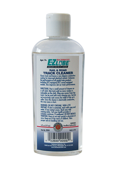 E-Z Lube® Rail & Road Track Cleaner - 6 oz.bottle - Click Image to Close