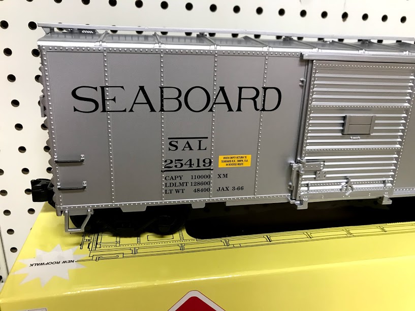 Aristocraft 460191X-2 #25419 Seaboard Boxcar - Star Hobby - Click Image to Close