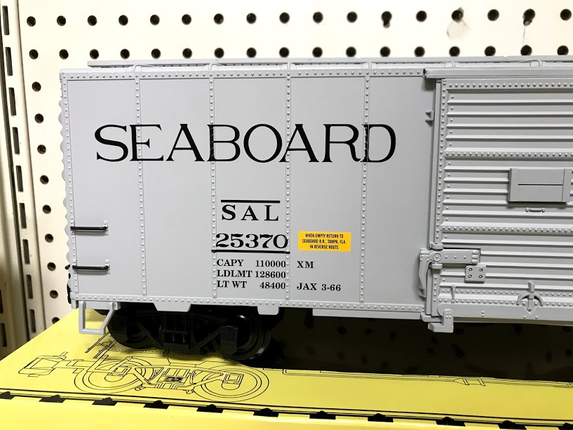 Aristocraft 460191X-1 #25370 Seaboard Boxcar - Star Hobby