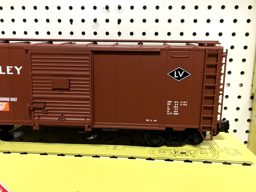 Aristocraft 46081S-1 Lehigh Valley #63022 Steel Boxcar - Click Image to Close