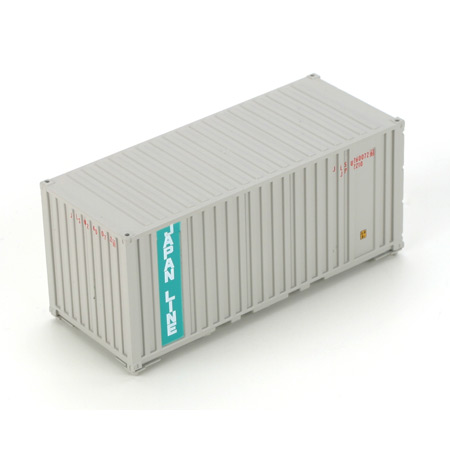 HO RTR 20' Container, Japan Line (3) - Click Image to Close