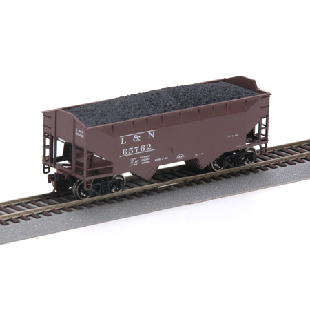 HO RTR 34' Offset Hopper, L&N #65893 - Click Image to Close