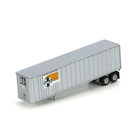 HO RTR 40' Exterior Post Trailer, SF #1 (2) - Click Image to Close