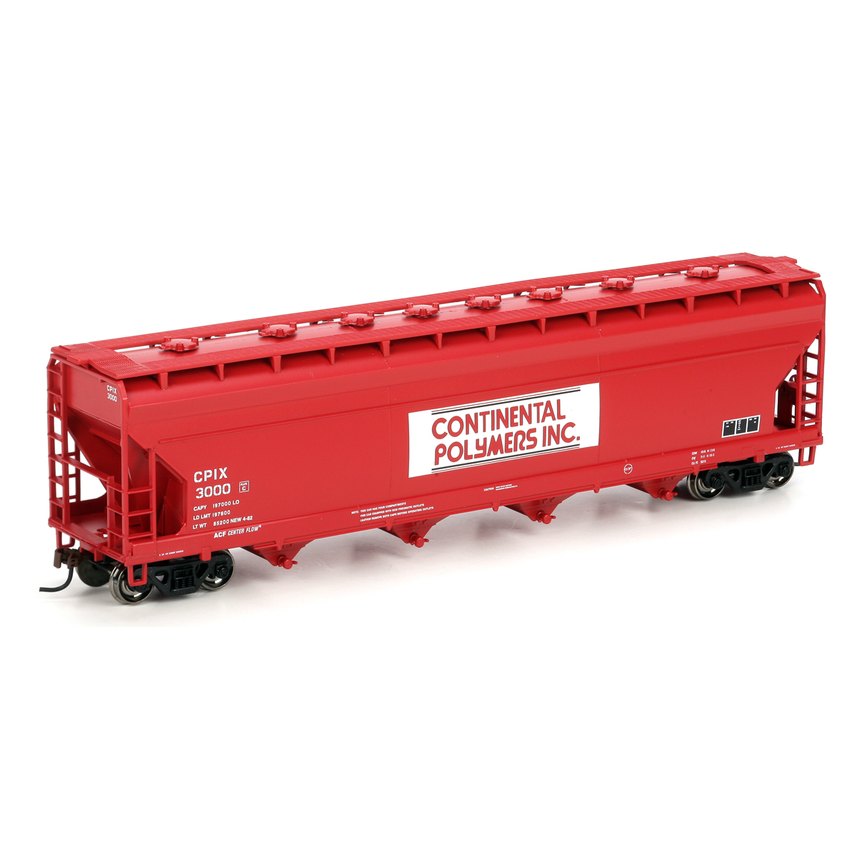 HO RTR ACF Centerflow Hopper, Continental #3000