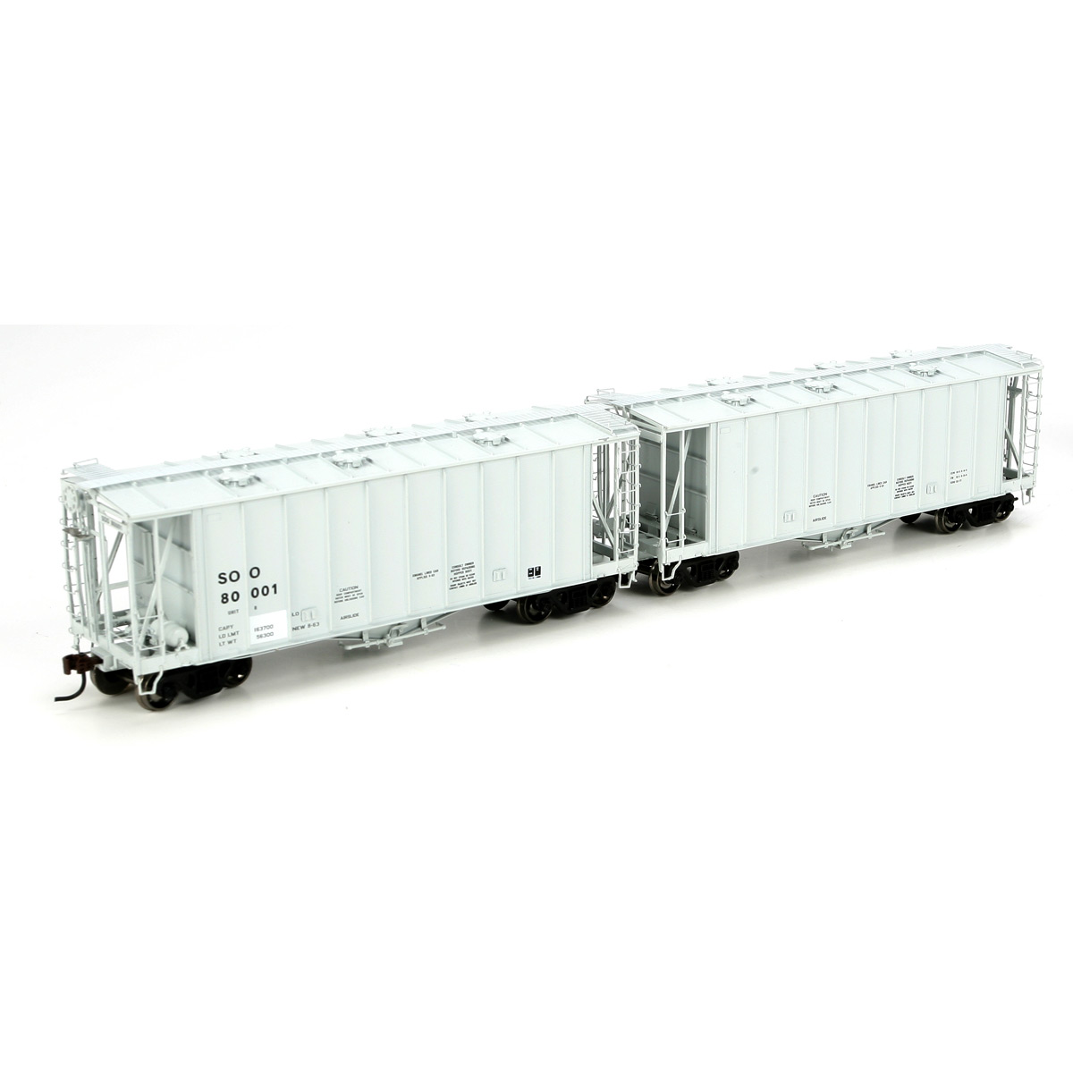 HO RTR GATC 2600 Hopper Set, SOO #80001 (2) - Click Image to Close