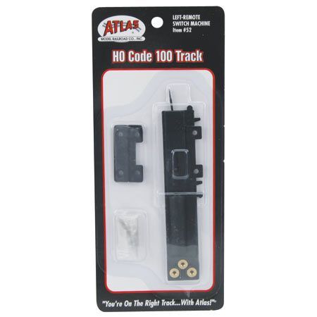 Atlas #52 Left-Remote Switch Machine (HO Code 100) - Click Image to Close