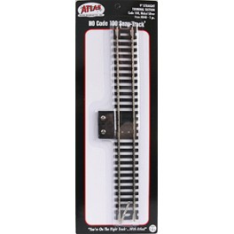 Atlas #840 9" Straight Terminal Section (HO Code 100, 1 pc.)
