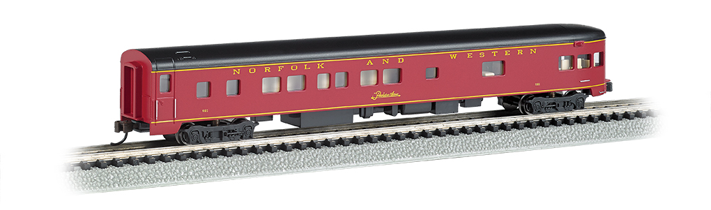 Norfolk & Western - 72ft Smooth-Sided Observation (N Scale)