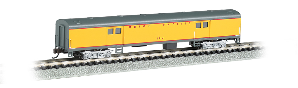 Union Pacific® - 72ft Smooth-Sided Baggage Car (N Scale)
