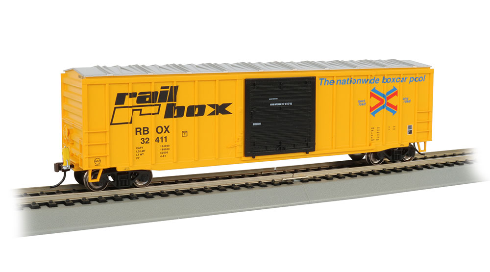 Bachmann Freight Car N Scale 41 Steel Box Car #73660 Rock Island Brown 