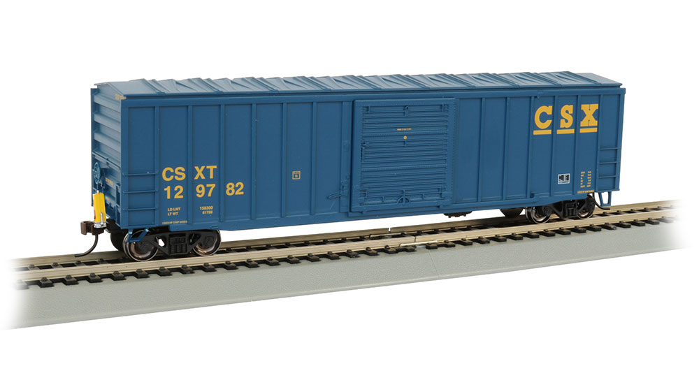 50' Outside Braced Box Car with FRED - CSX® (HO Scale)