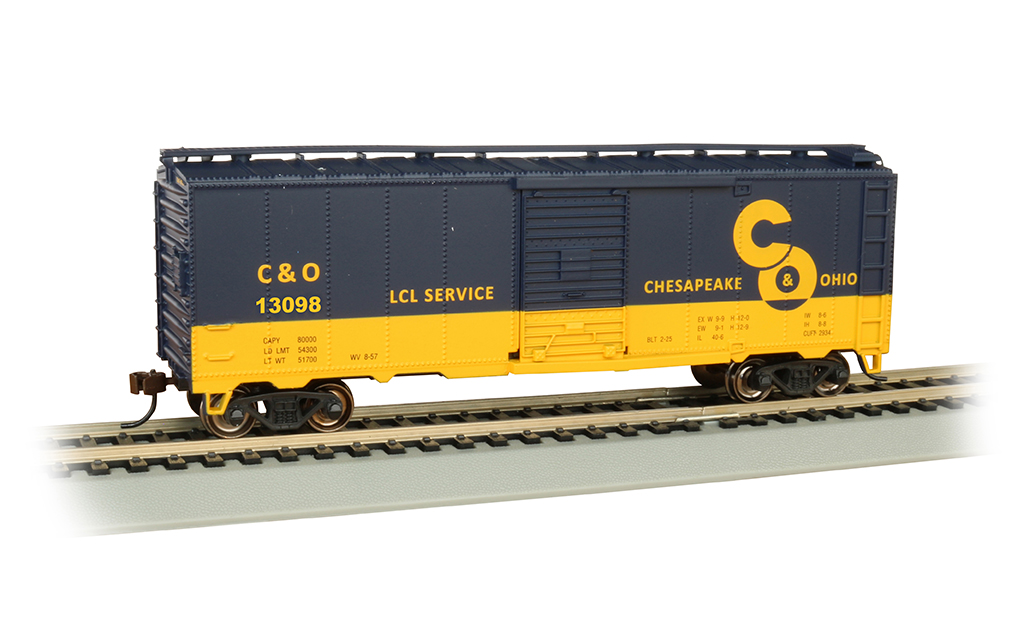 K4 S Decals Chesapeake and Ohio 36 Ft Wood Boxcar White C&O 
