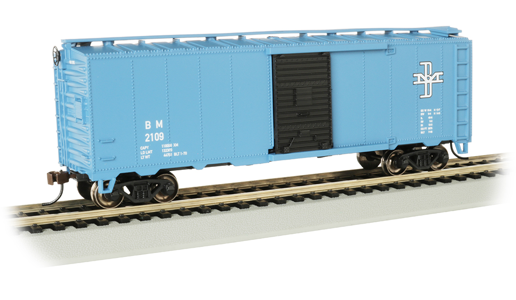 Boston & Maine #2109 40' Box Car (HO Scale) - Click Image to Close