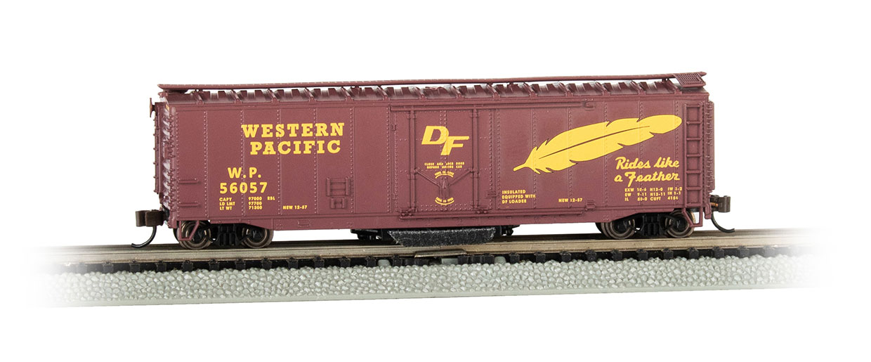 WESTERN PACIFIC RAILROAD BOXCAR NEW IN BOX 0-GAUGE LIMITED ED 