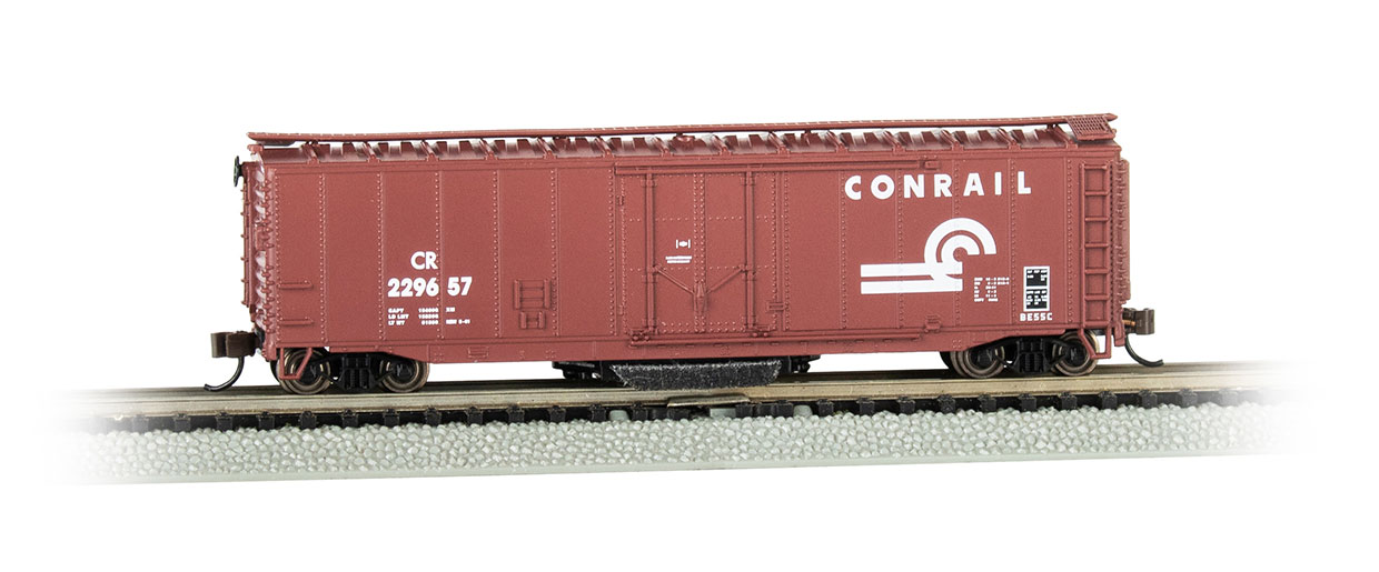Conrail #229657 - Track Cleaning 50' Plug-Door Box Car - Click Image to Close