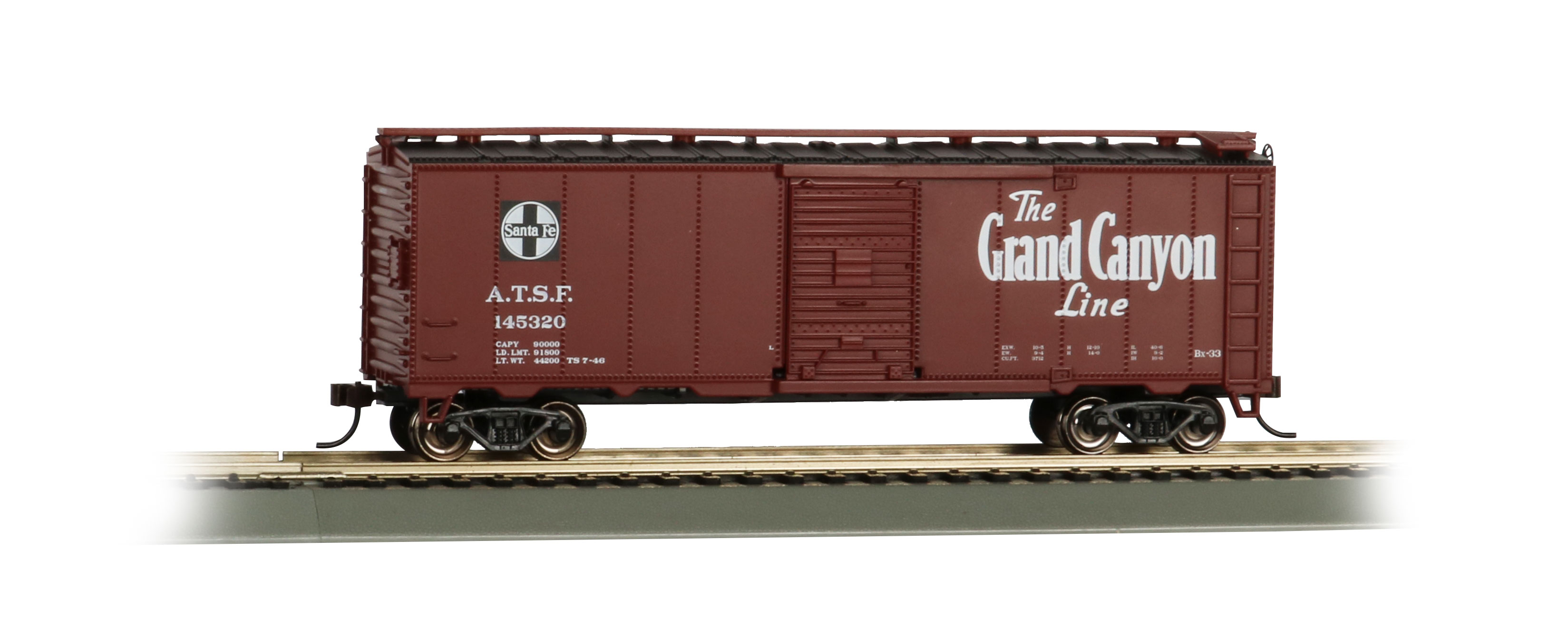 O Scale Microscale Decals 48-11 Santa Fe 40' Map Boxcars 1940-47 