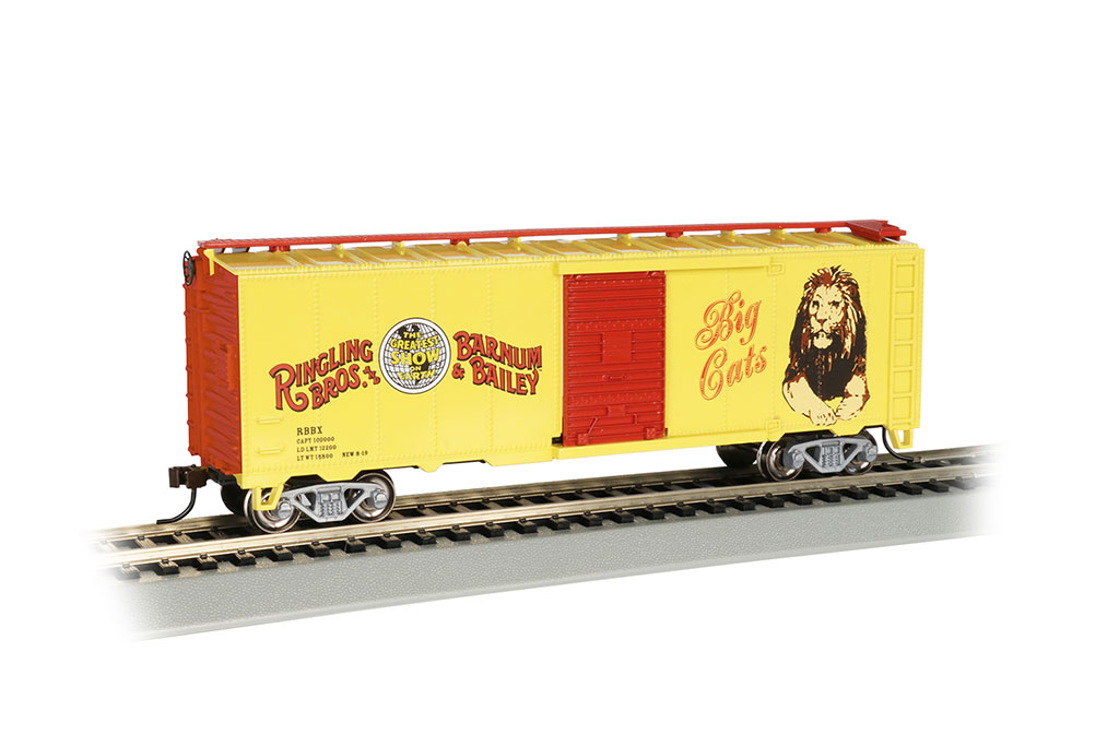 RINGLING BROS. & BARNUM & BAILEY - LION BOX CAR (HO) - Click Image to Close